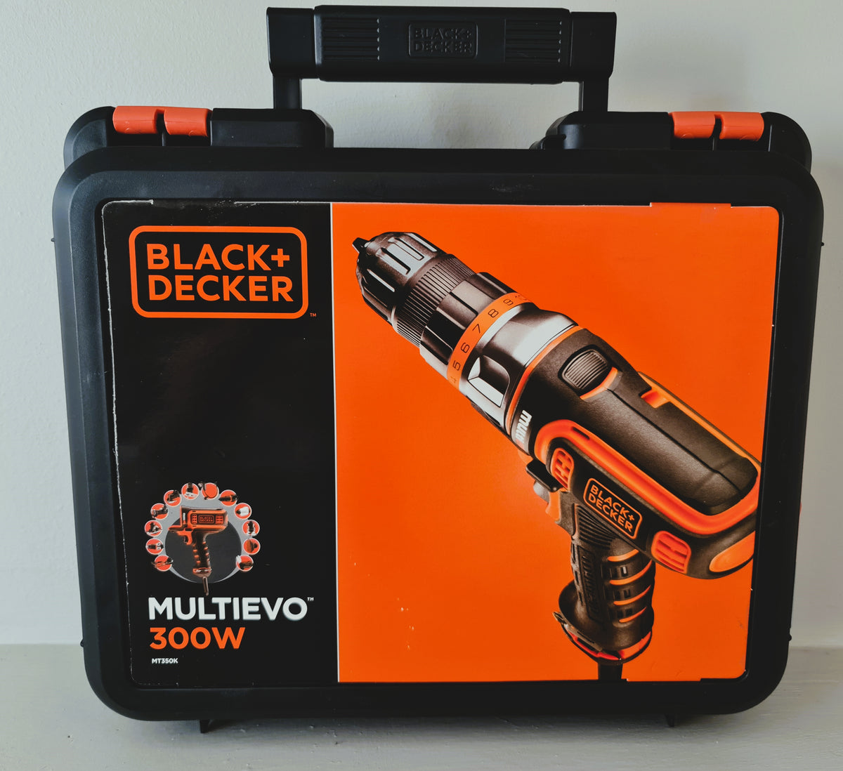 Black + Decker Mt218kb-qw-18v Multievo Screwdriver Drill, With