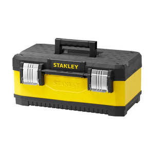 STANLEY 20" YELLOW METAL PLASTIC TOOLBOX | 1-95-612