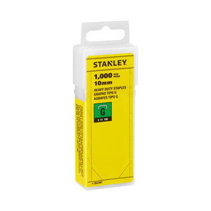 STANLEY 10MM/3/8" H/D STAPLES(1000) G TYPE |1-TRA706T