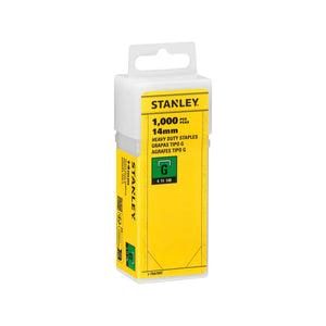 STANLEY 14MM/9/16"H/D STAPLES(1 000) G TYPE |1-TRA709T