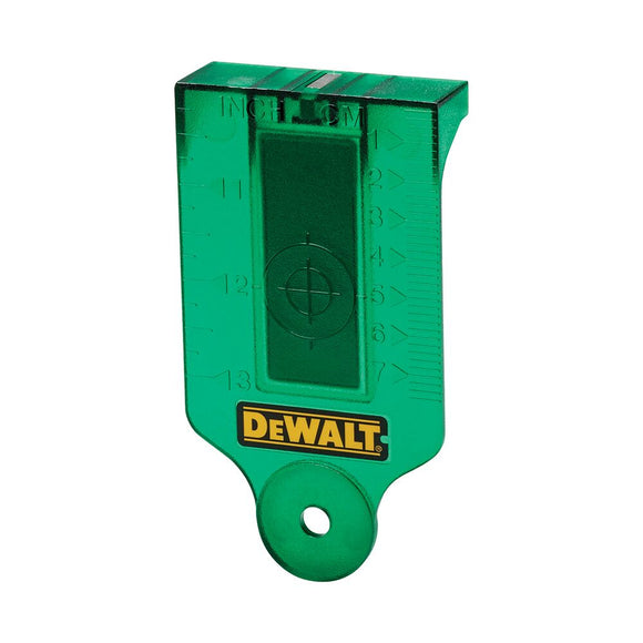 DEWALT GREEN LASER TARGET CARD | DE0730G-XJ