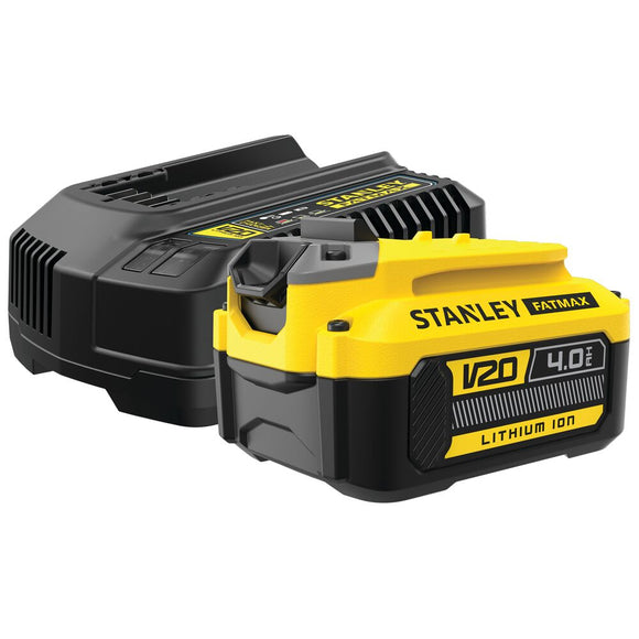 STANLEY FATMAX V20 1 x 4.0Ah Starter Kit | SFMCB14M1-QW